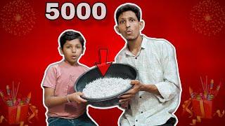 We Try 5000 Pop Pop Crackers at once  #diwali2024 #crackers #fireworks #shortvideo