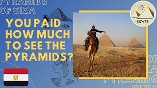 Camel Ride Through Sahara Desert & Seeing the Pyramids of Giza in Egypt