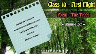 Class 10 (First Flight) - Poem : The Trees