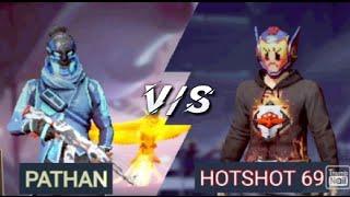 BEST CLASHSQUAD MATCH 1VS 1 || PATHAN GAMING VS  HOTSHOT 69 || FREE FIRE BATTLE GROUND 