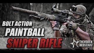 BOLT ACTION PAINTBALL SNIPER RIFLE! My custom made hammer 7 by Mozzmodz