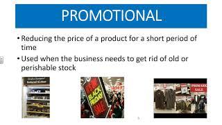 2.4 Marketing Mix Promotional Pricing