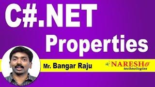 Properties in C# Part-1 | C#.NET Tutorial | Mr. Bangar Raju