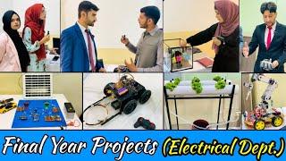 Final Year Projects of Electrical Department || Faisal Riaz Vlogs