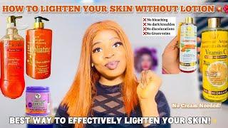 HOW TO USE BODY OIL AND SOAP FOR EFFECTIVE SKIN LIGHTENING + No Lotion Needed! Get lighter skin tone