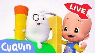  LIVE  Learn colors, numbers and shapes with Cuquín | Educational videos for kids