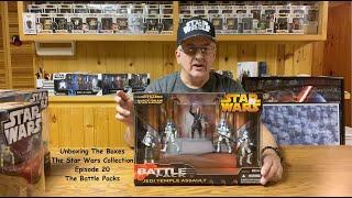E20. Unboxing The Star Wars Collection. The Battle Packs.