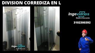 DIVISIONES DE BAÑO EN VIDRIO TEMPLADO EN BOGOTA-INGEVIDRIOS