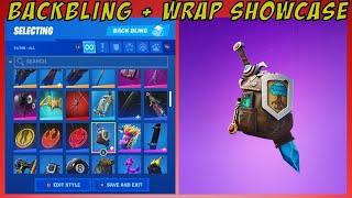 Fortnite Locker Tour Part 2 (Back Blings)