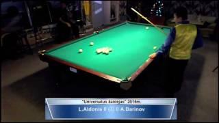 "Universalus žaidėjas" 2015m. A.Barinov VS L.Aldon