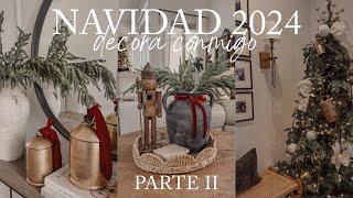 NAVIDAD 2024 DECORA CONMIGO | IDEAS ELEGANTES PARA DECORAR TU HOGAR EN 2024 PARTE II