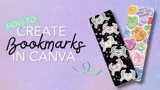 How to Create Bookmarks l Canva l Small Business