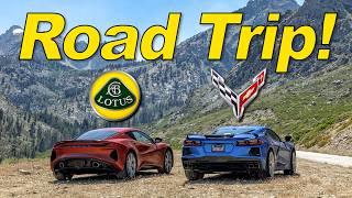 Emira & C8 Corvette Road Trip - Best of the West | Everyday Driver