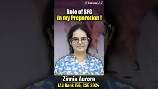 From Aspirant to IAS: How SFG Helped Zinnia Aurora Secure Rank 156!