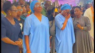 So Painful: Gospel Star Big Bolaji’s Wife Collapses in Tears at His Emotional Burial
