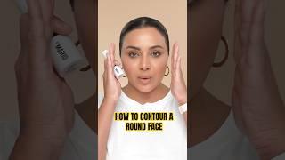 How to contour a round face! #contour #shorts