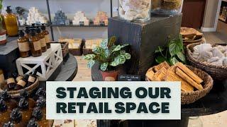 Staging Our Bath + Body Retail Store Space | Design Tips and Tricks