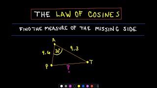  The Law Of Cosines SAS Example 