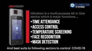 HIKVISION face recognition terminal by  EUMECON