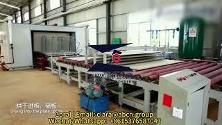 Polished Fiber Cement Board Machine For Exterior Wall Siding