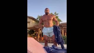 Libyan bodybuilder Amjed Omar - Summer vibes #bodybuilding #bodybuilder #muscle