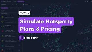 How to Simulate Hotspotty Plans & Pricing 