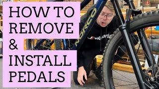 HOW TO Remove and Install Bike pedals - MADE EASY