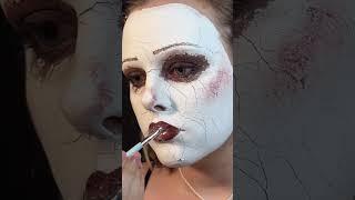 Cracked doll makeup look #makeup #makeupartist #makeuplover