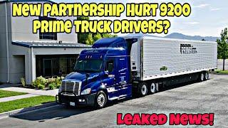 Leaked News! New Partnership Hurt 9200 Prime Inc. Truck Drivers?