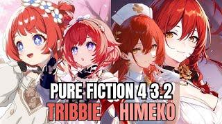 Tribbie Mono Quantum & Himeko | Pure Fiction 3.2 Stage 4 | Honkai Star Rail