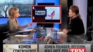 Andrea Mitchell Interviews  Komen Foundation Founder & CEO Nancy Brinker