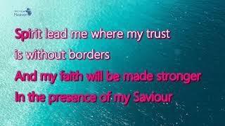 oceans ( Hillsong ) | Karaoke Version | Worship Heaven Fellowship |