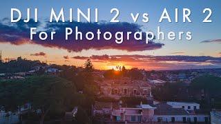 DJI MINI 2 vs MAVIC AIR 2 Photography