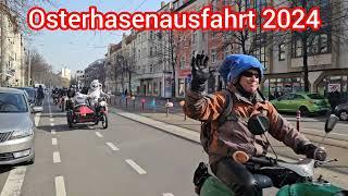 Osterhasenausfahrt 2024 in Erfurt.