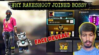  why RAKESH0007 joined boss guild? | FACE REVEAL | the reason why rakesh0007 joined boss