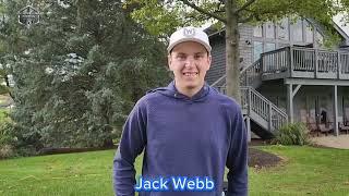 Wyoming Cowboys Jack Webb after shooting 74 on Day 1 of the State Golf Championships at Firestone