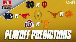 CFB Playoff Predictions | Tennessee vs Ohio St | Texas vs Clemson | Portal LATEST | ND vs IU