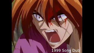 Rurouni Kenshin - Kenshin Cuts Down Cho - Dub Comparison