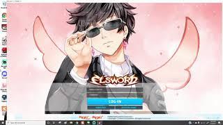 League inspired fanmade animated Elsword log in screens