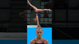 Women's Diving Amazing Hand-stand Diving  Maycey Adrianne Vieta #sports #diving #ytshorts