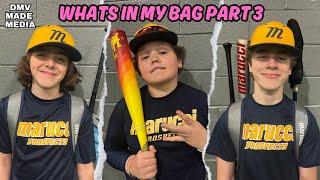 What’s in my BAG Part THREE! Marucci Prospects 12U