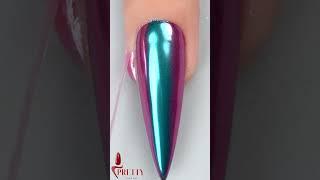 Mirror Nails Tutorial #short #nailsart #beauty #acrylicnails #relaxing #satisfying