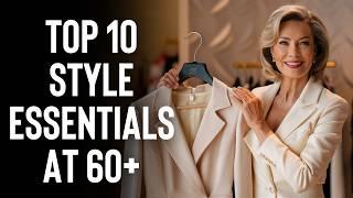 Top 10 best fashion pieces for women over 60+