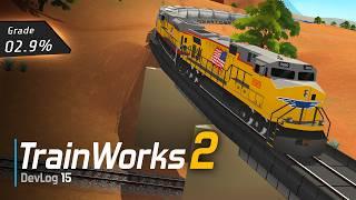 TrainWorks 2 | Track Gradient, Updated Grains Unloading, ... | Devlog 15