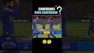  Overconfident Hardik Pandya took LAST OVER in Real Cricket 24 | mi vs gt in rc24 #shorts #rc24