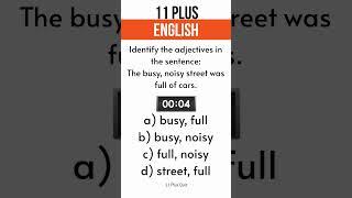 11 Plus Exam Paper | English Preparation [Question #109]