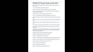 RESNA ATP Exam Study Guide 2023