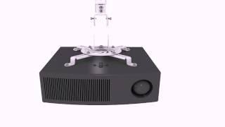 NEW Universal Adjustable Ceiling Projector Mount- |Texonic Model VX9|