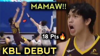 Carl Tamayo KBL CUP DEBUT!! Mamaw agad, Ginawang Asintahan ang Bantay | Highlights