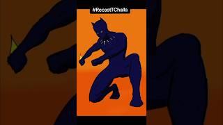 Recast TChalla Marvel #recasttchalla #blackpanther #blackpanther2 #blackpantherfanart #mcu